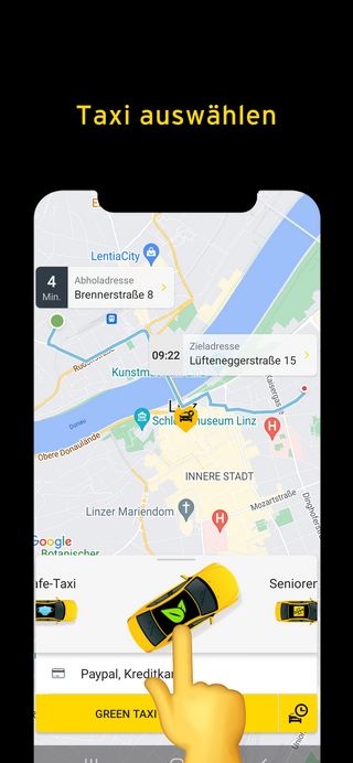 Taxi auswählen