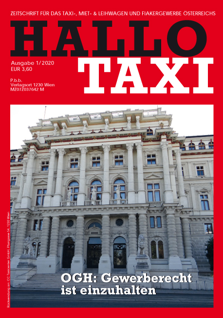 HALLO TAXI Ausgabe 1/2020