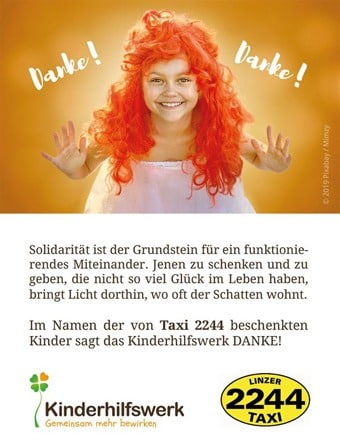 Message from 2244 about Kinderhilfswerk